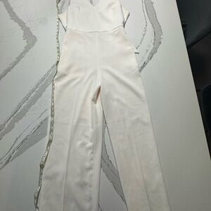 Club Monaco Cream Jumpsuit